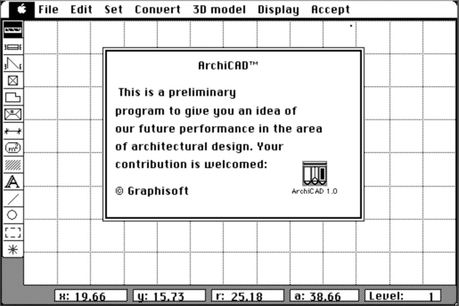 GUI von Archicad R1