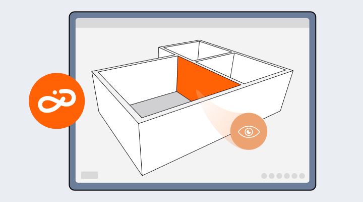 hide elements from bimx 3d card orange