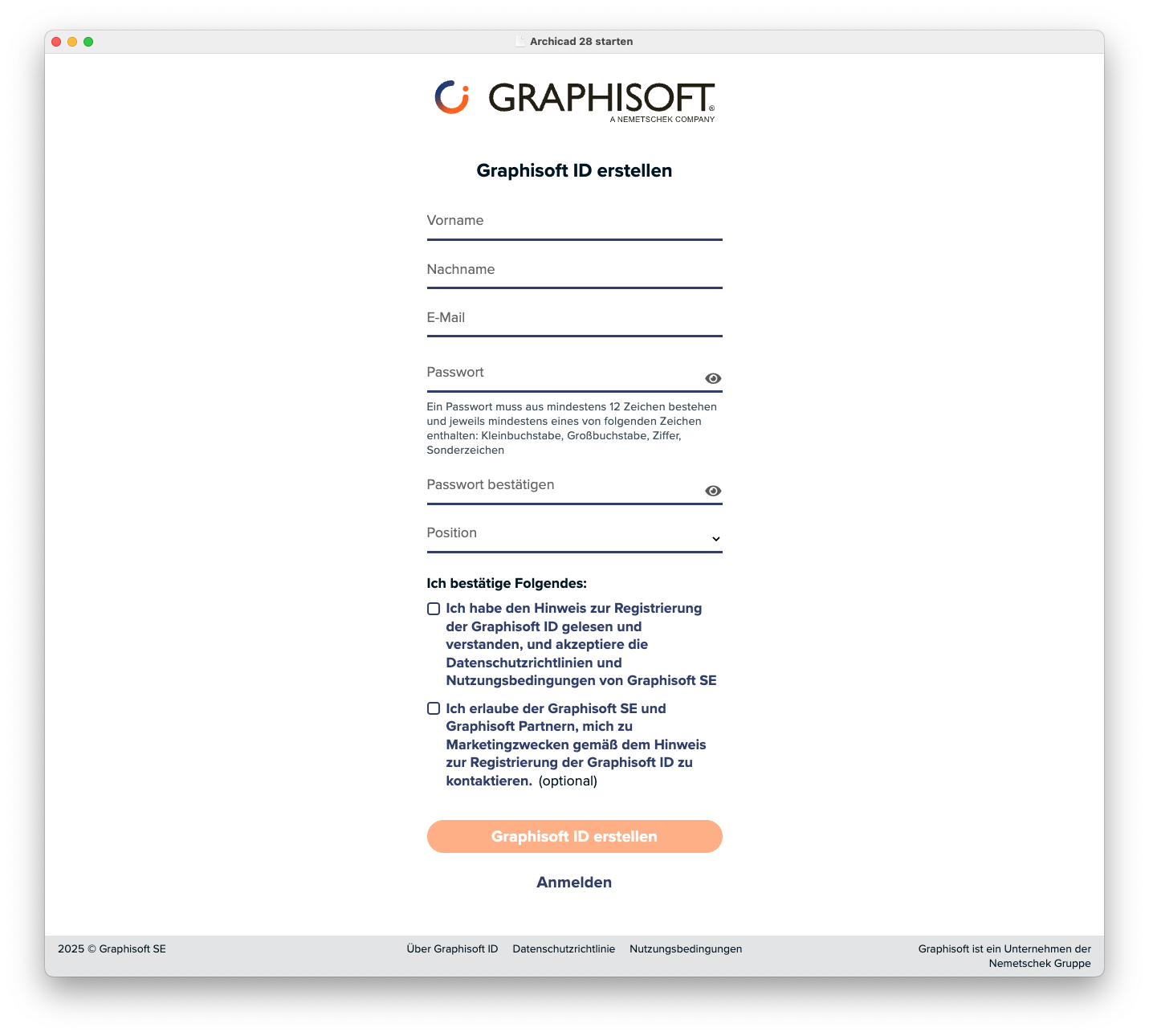 gs id registrierung