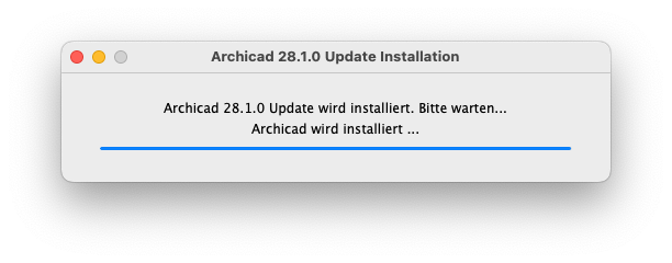 update installation