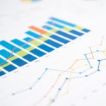 charts graphs paper. financial development, banking account, statistics, investment analytic research data economy, stock exchange business office company meeting concept.