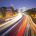 germany, north rhine westphalia, essen, motorway