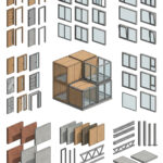 bibliotheken mit vorgefertigten bauteilen