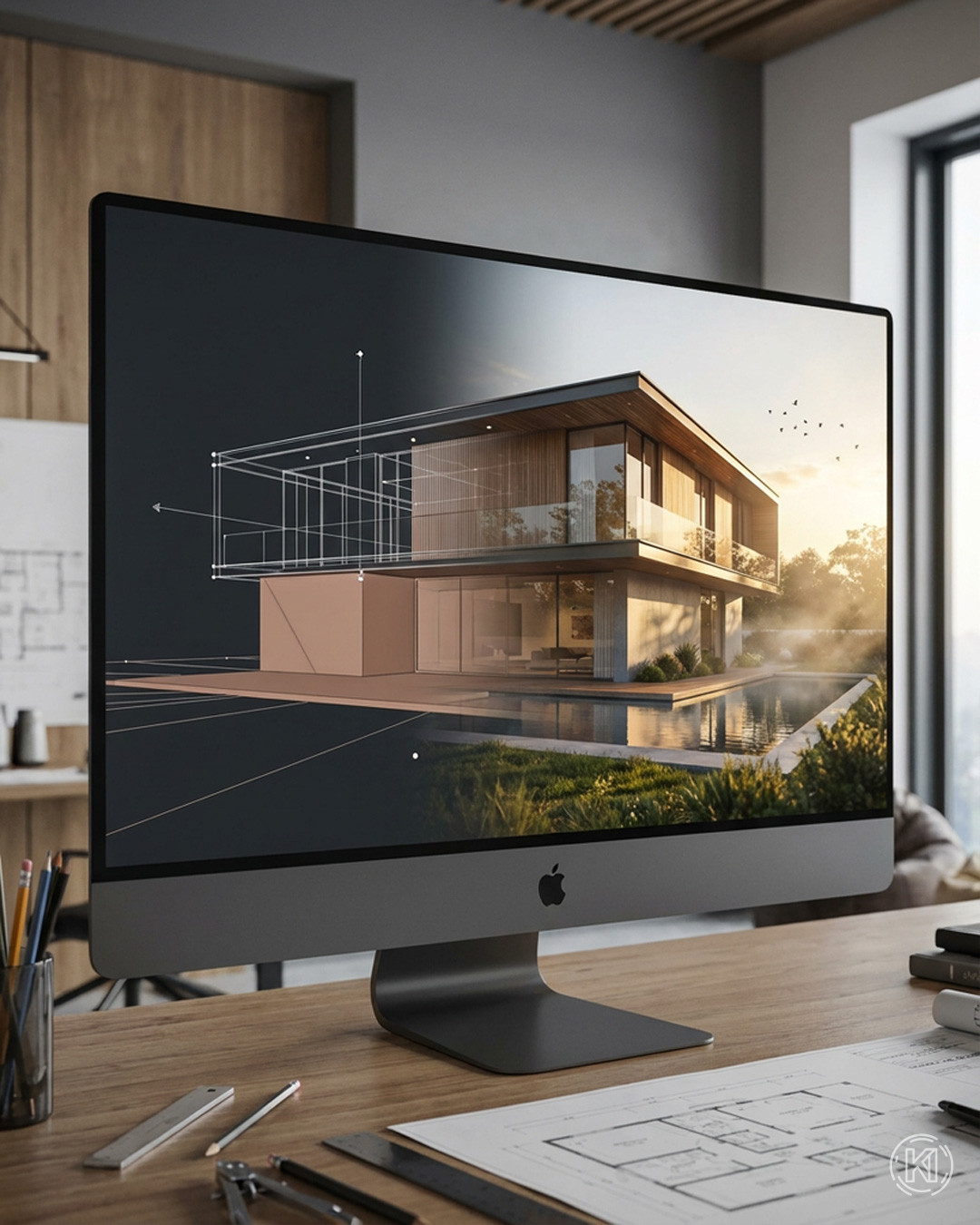 livesync mit lumion und twinmotion. Dieses Bild wurde mithilfe von KI generiert