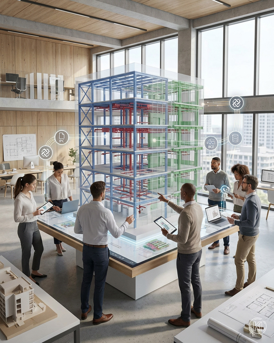 open bim kompatibilität in archicad. Dieses Bild wurde mithilfe von KI generiert