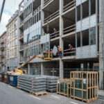 Fassadenrückbau eines innerstädtischen Bürogebäudes