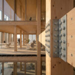 Nachhaltige Holzkonstruktion für ein mehrgeschossiges Gebäude