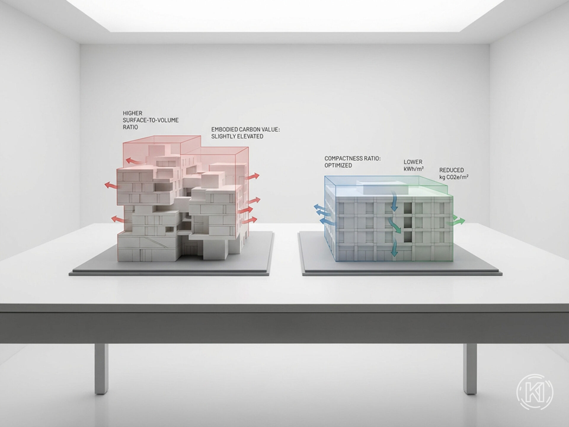 Vergleich zweier 3D-Modelle in Bezug auf Nachhaltigkeit Vergleich zweier 3D-Modelle in Bezug auf Nachhaltigkeit
